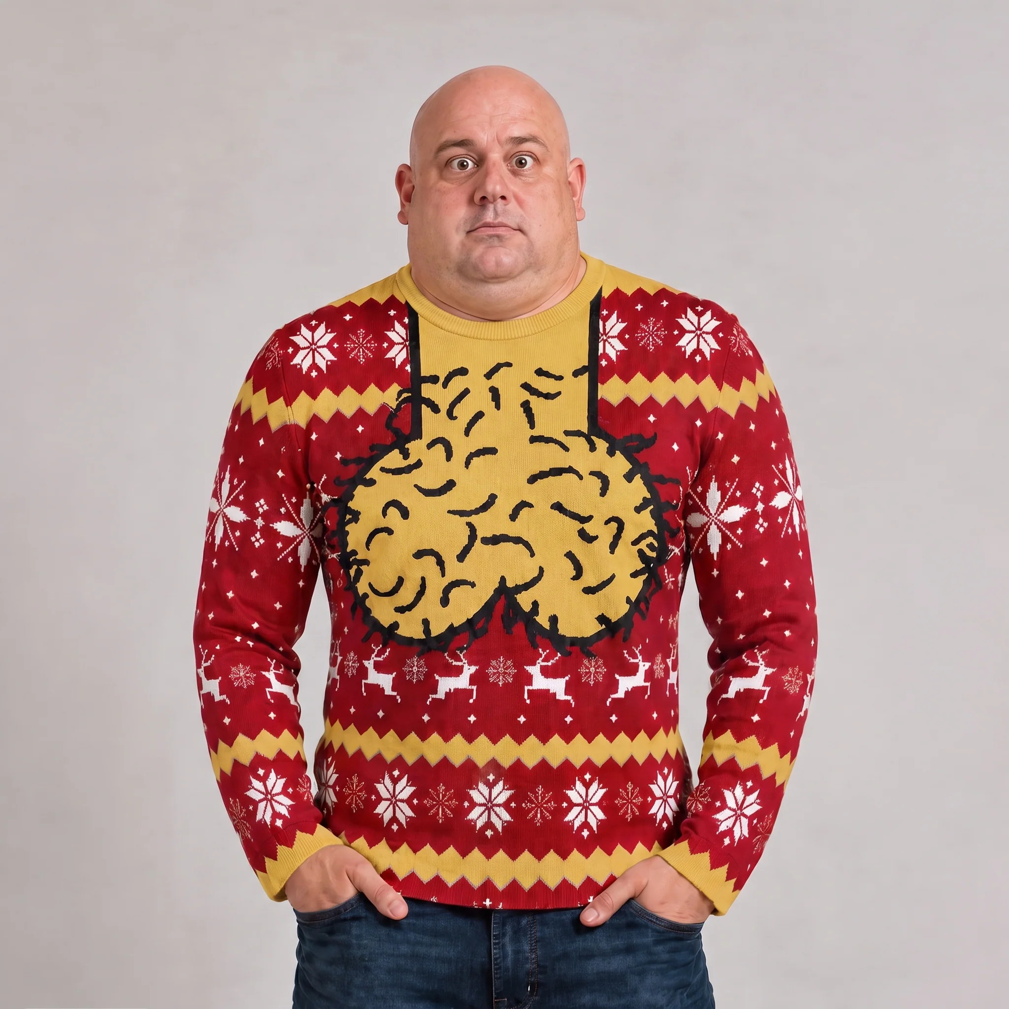 Funny Hairy Balls Christmas Sweater™ – Only at RAKUBASE - Image 3
