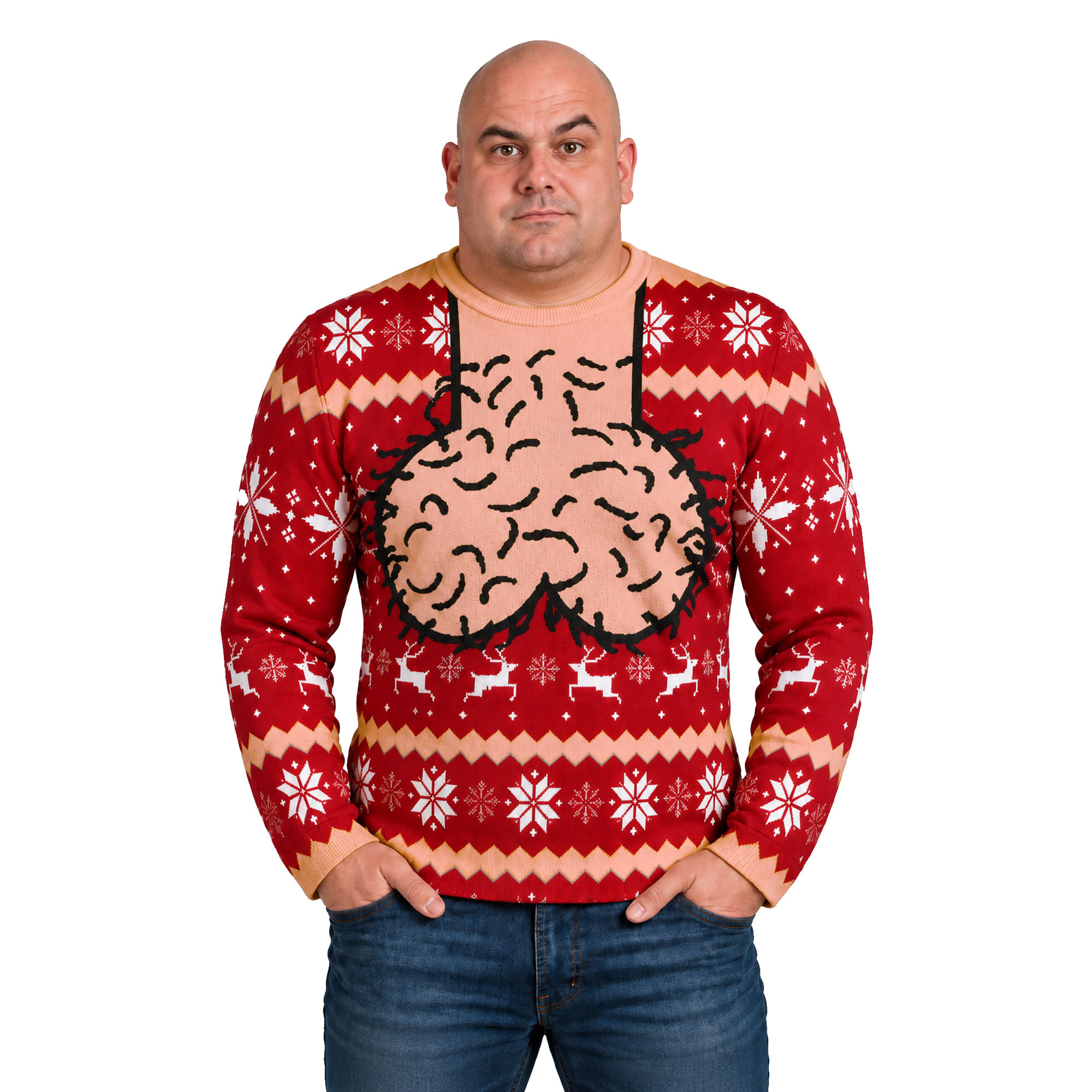 Funny Hairy Balls Christmas Sweater™ – Only at RAKUBASE